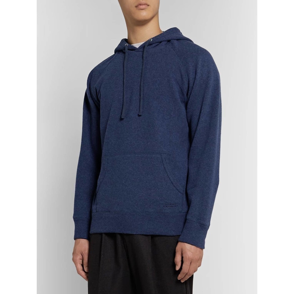 Saturdays Surf NYC Ditch Wool Cotton Blend Hoodie Size L NWT